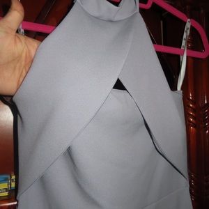 Missguided around the neck gown size 6